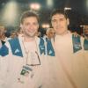 Jogos Olímpicos - Barcelona 1992 - Ricardo Menalda com o judoca Aurélio Miguel