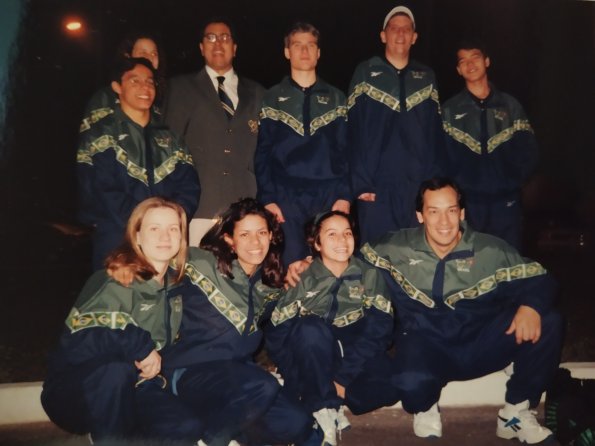 Delegação brasileira de Esgrima - Jogos Mundiais da Juventude - 1998